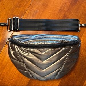 Think Roylyn Little Runaway Crossbody Bag Pearl Latte New With Tags